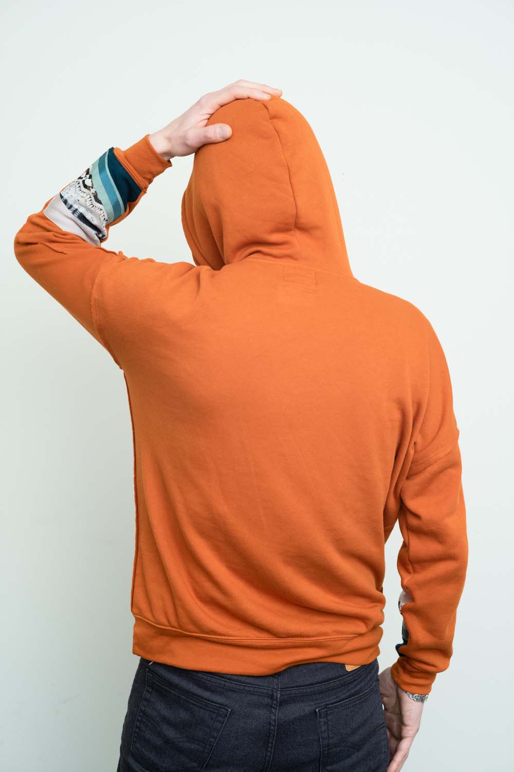 .Love across the o.c.e.a.n raw edge hoodie