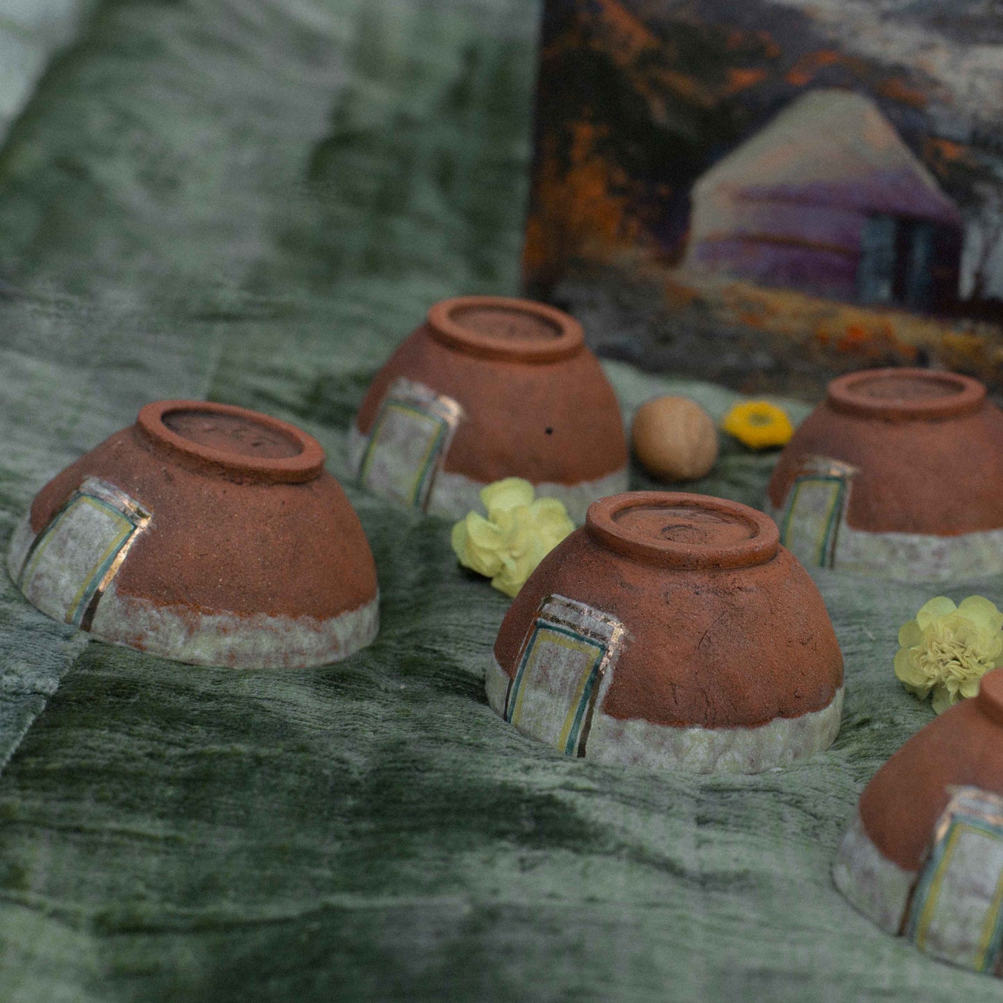 Set of 2 tea bowls
