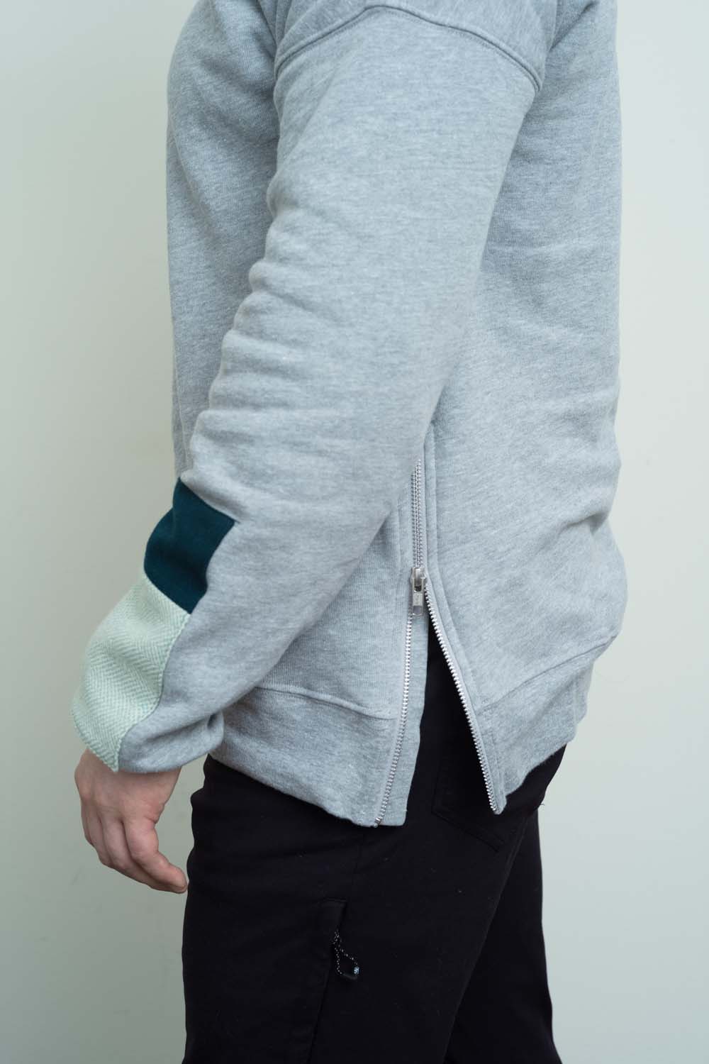 .Sunkissed on a  l.a.n.d  side zip sweatshirt