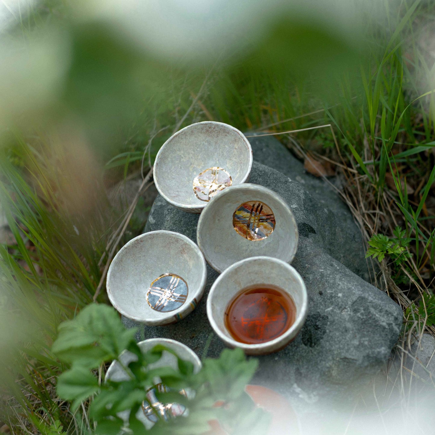 Set of 2 tea bowls