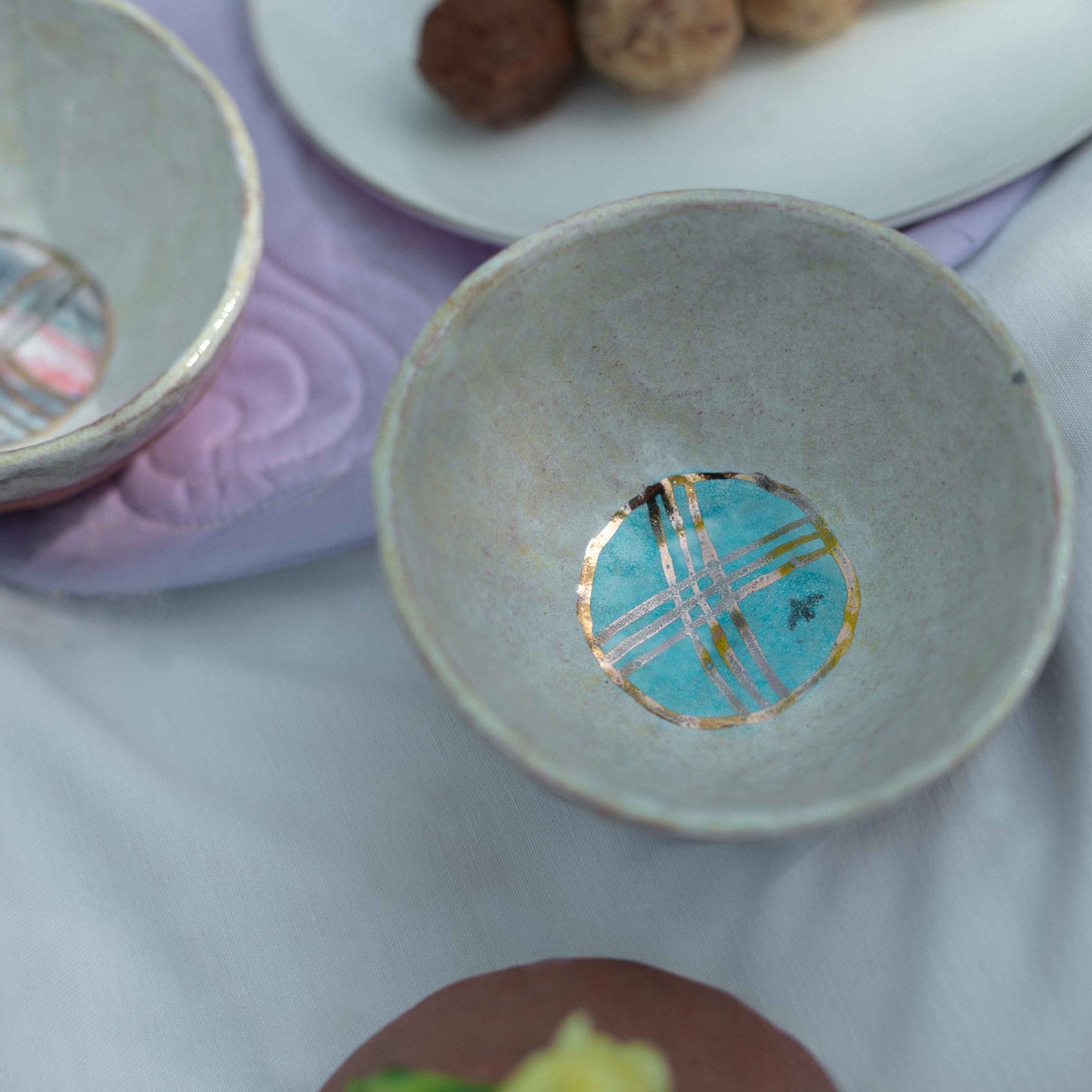 Set of 2 tea bowls